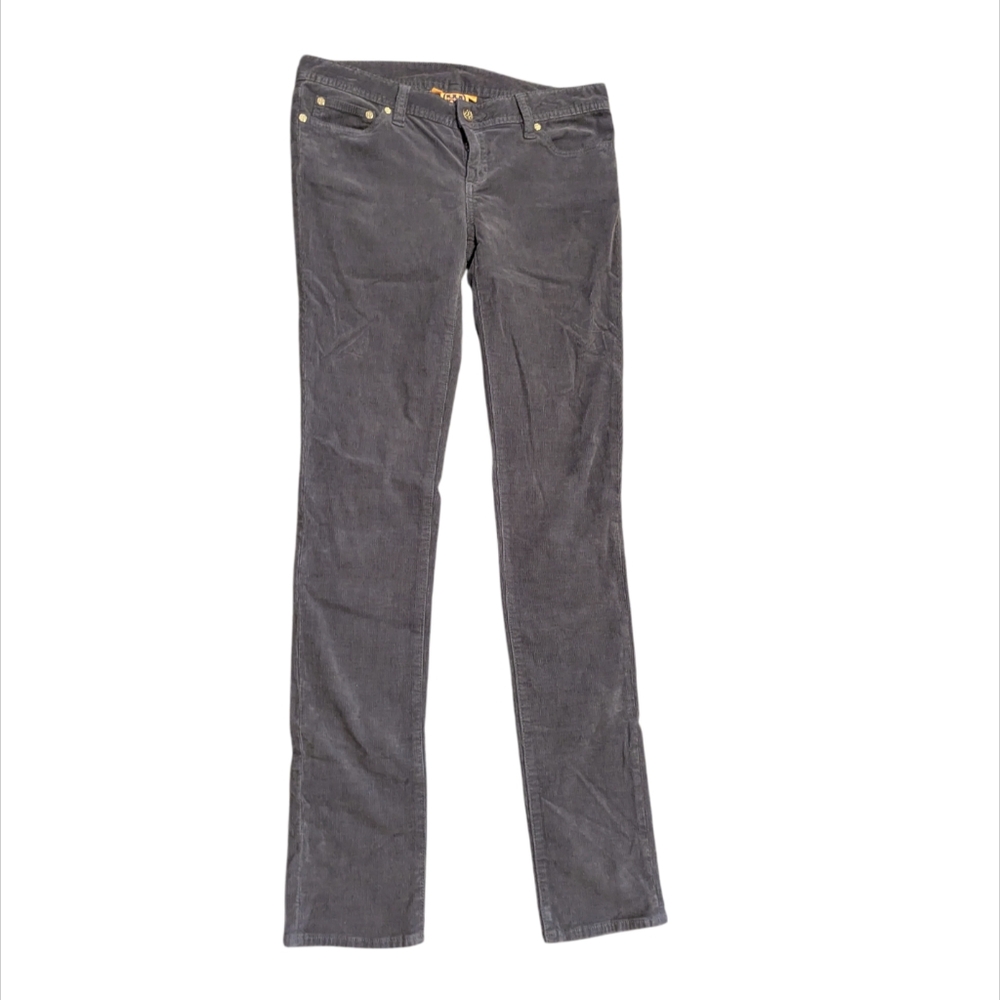Tory Burch Gray Corduroy Pants Super Skinny